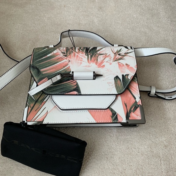 🆕  MACKAGE Keeley Satchel Crossback purse Large - Picture 2 of 8
